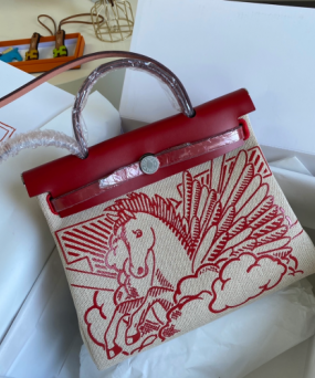 에르메스 에르백31 페가수스 한정판 레드 은장